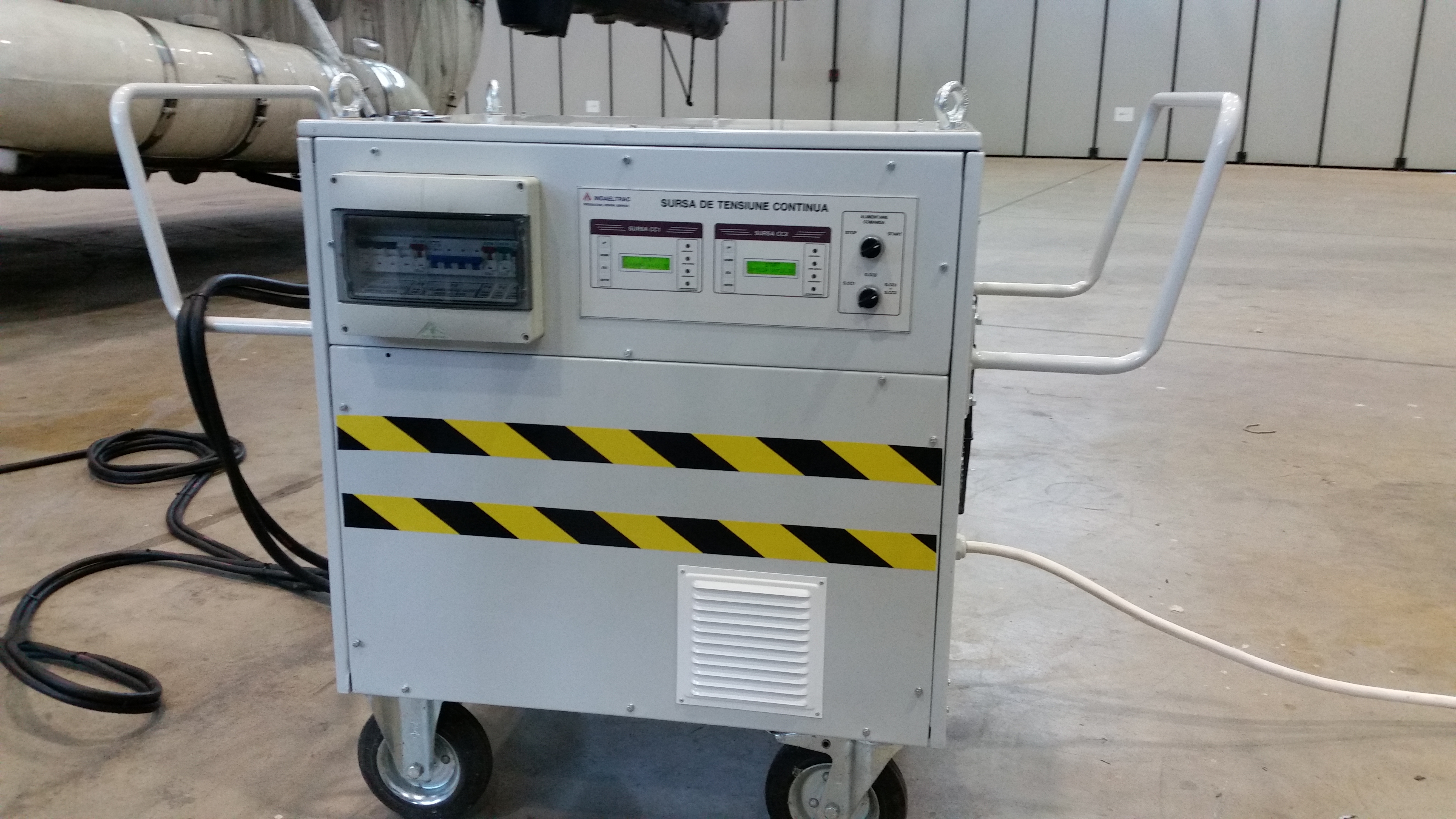 Dezvoltarea de surse electrice de curent continuu și alternativ mobile, pentru controlul la sol al aeronavelor IGAv